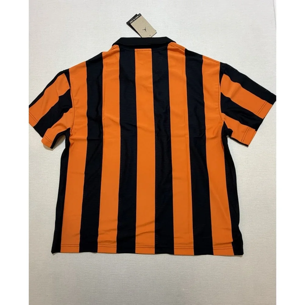 Nike Jordan Brooklyn Collegiate Goalie Shirt Mens Size L Orange HV0107-010 NWT